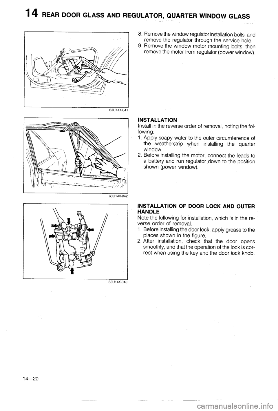 MAZDA 323 1988  Workshop Manual 