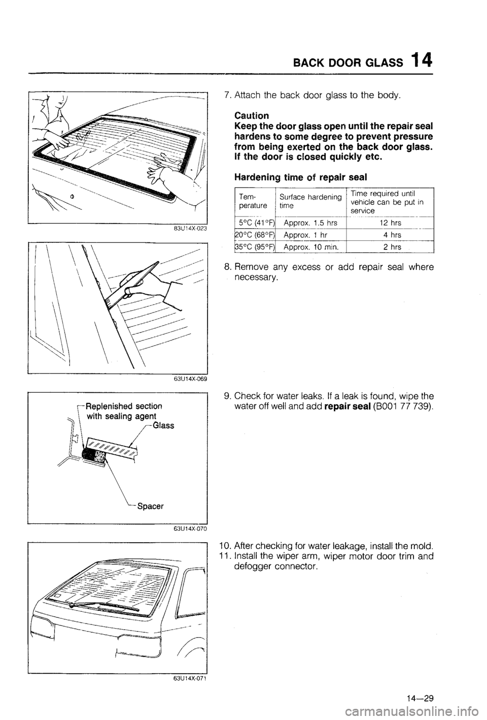 MAZDA 323 1988  Workshop Manual 