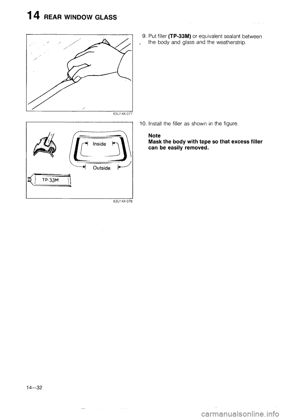 MAZDA 323 1988  Workshop Manual 
