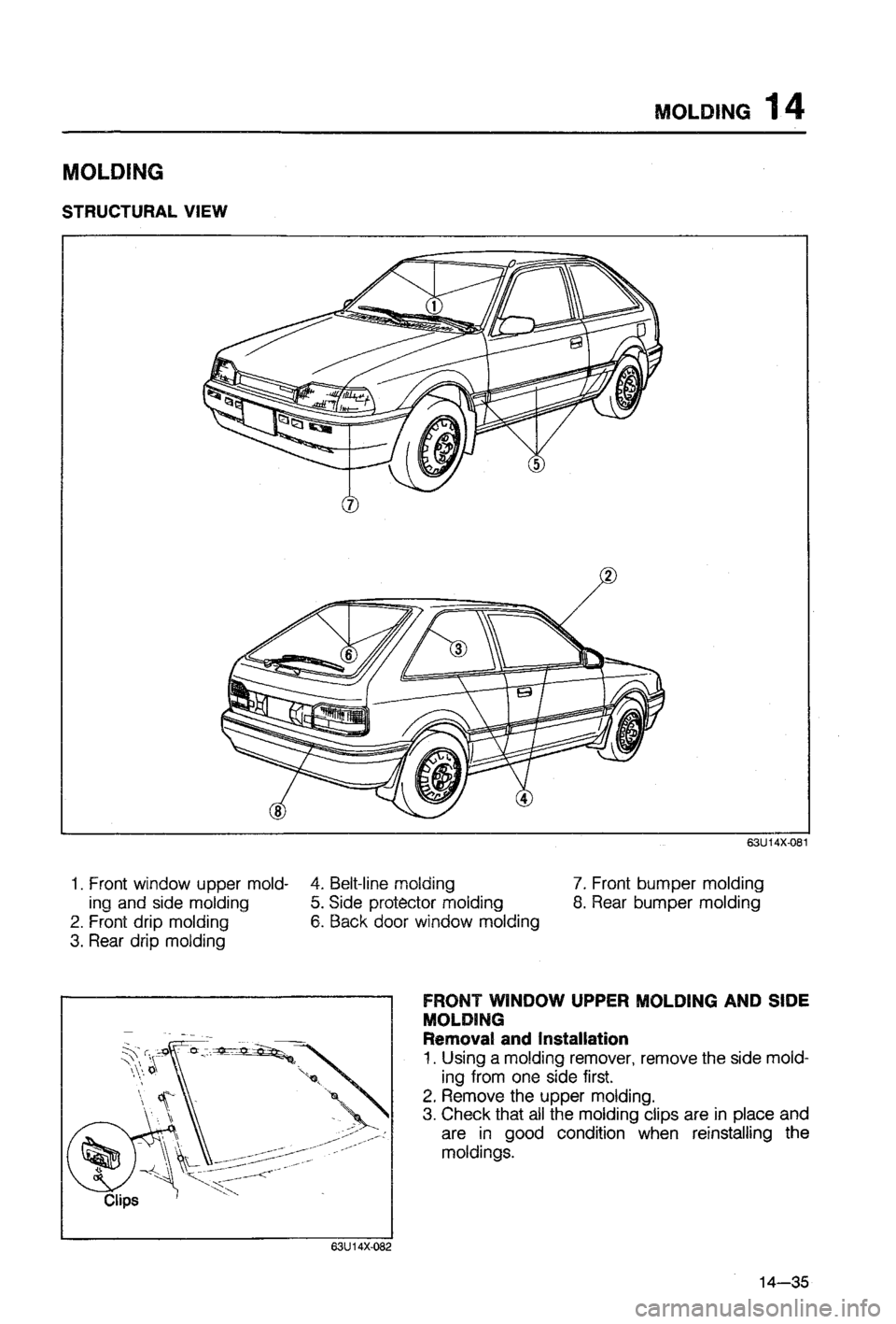MAZDA 323 1988  Workshop Manual 