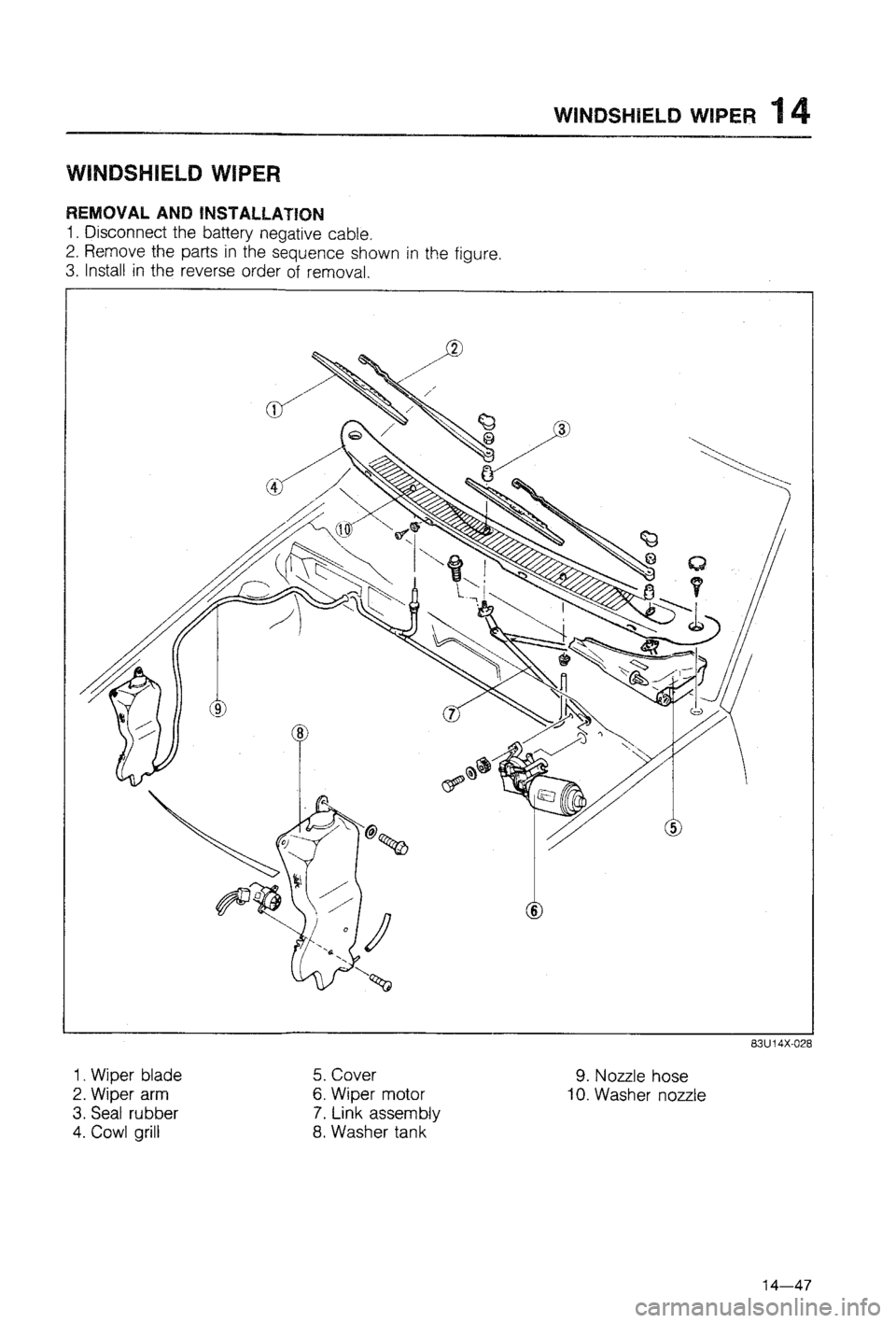 MAZDA 323 1988  Workshop Manual 