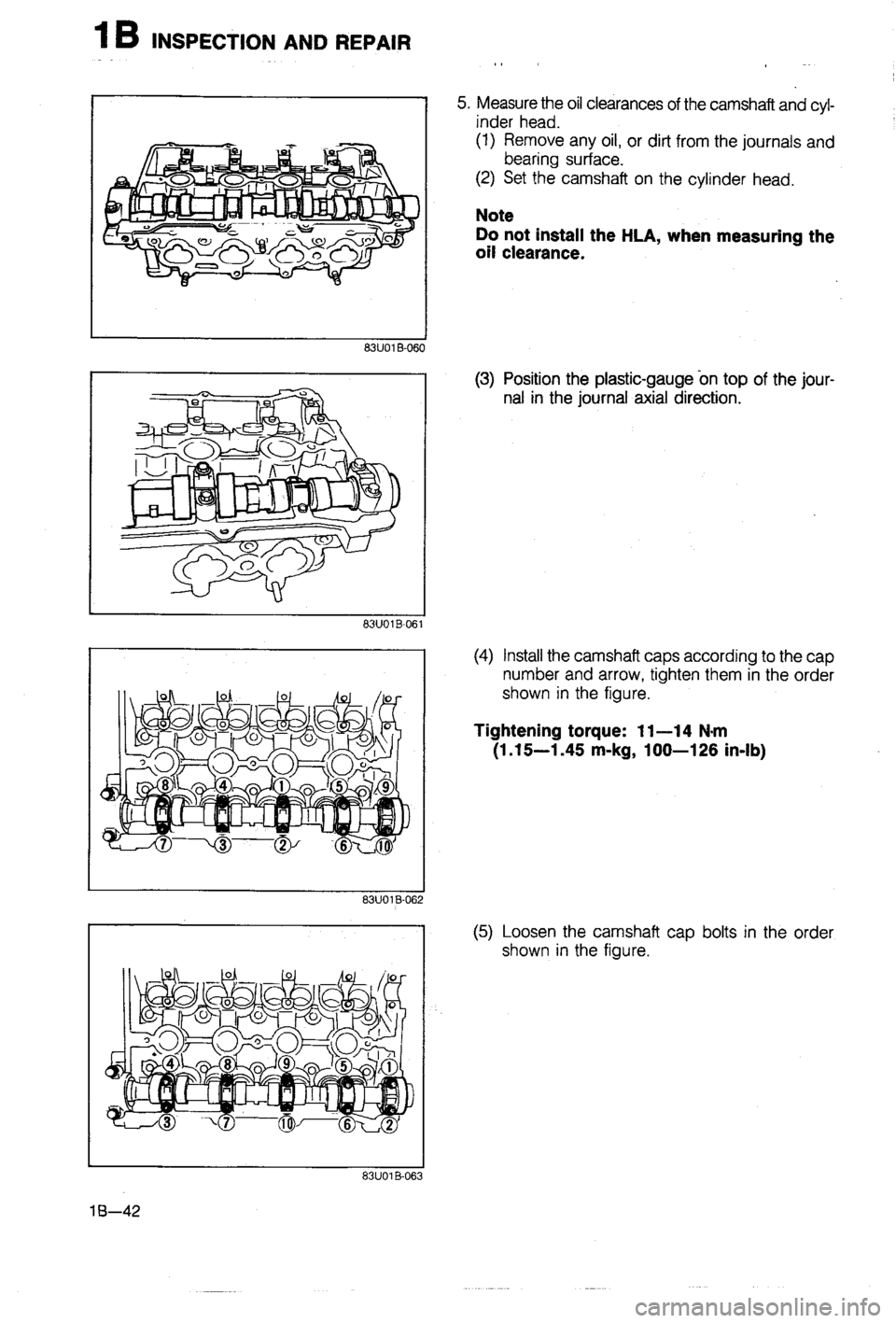 MAZDA 323 1988  Workshop Manual 