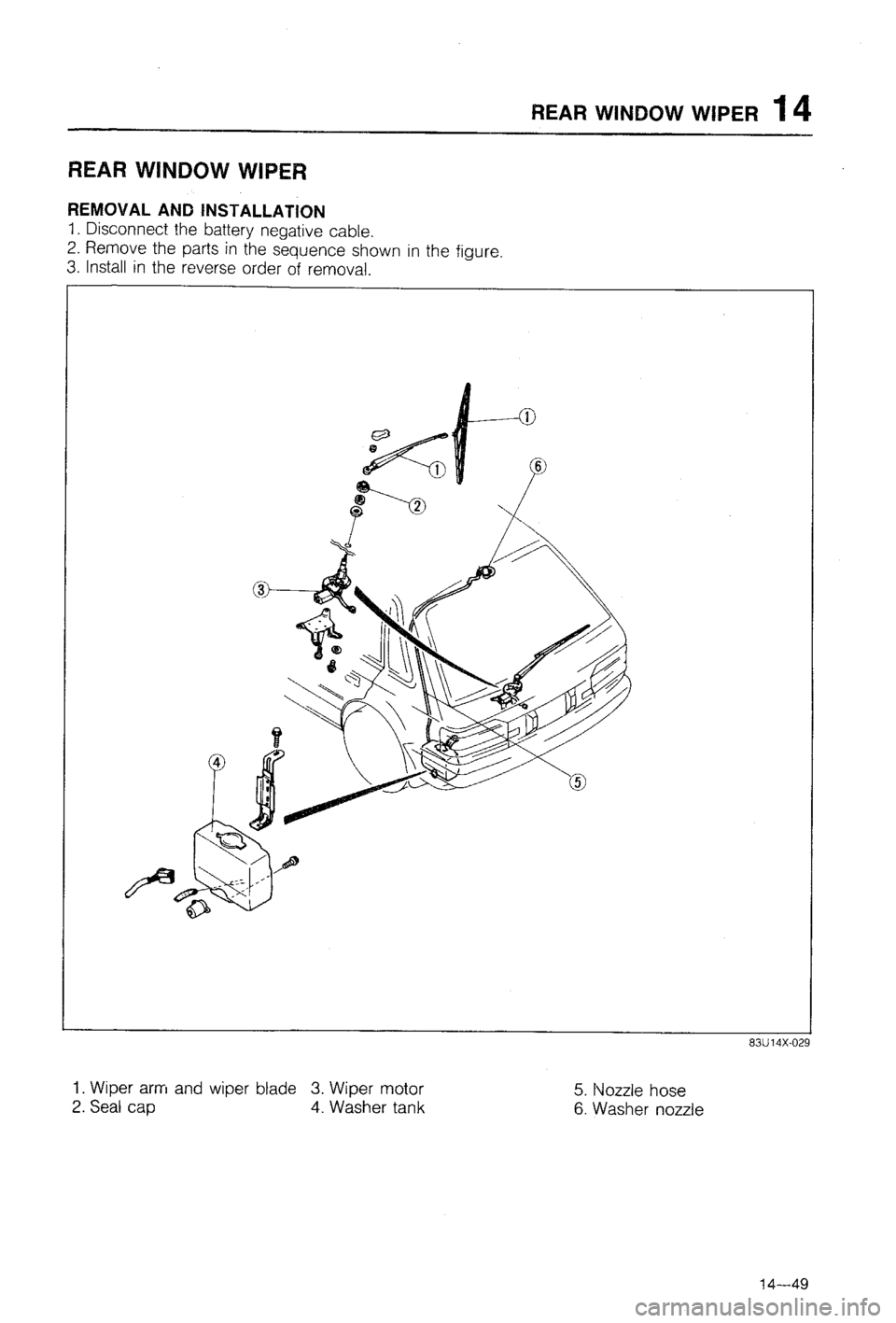 MAZDA 323 1988  Workshop Manual 