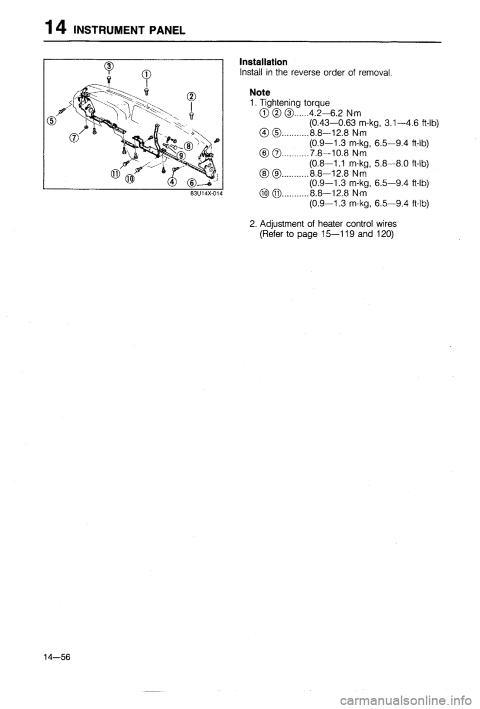 MAZDA 323 1988  Workshop Manual 