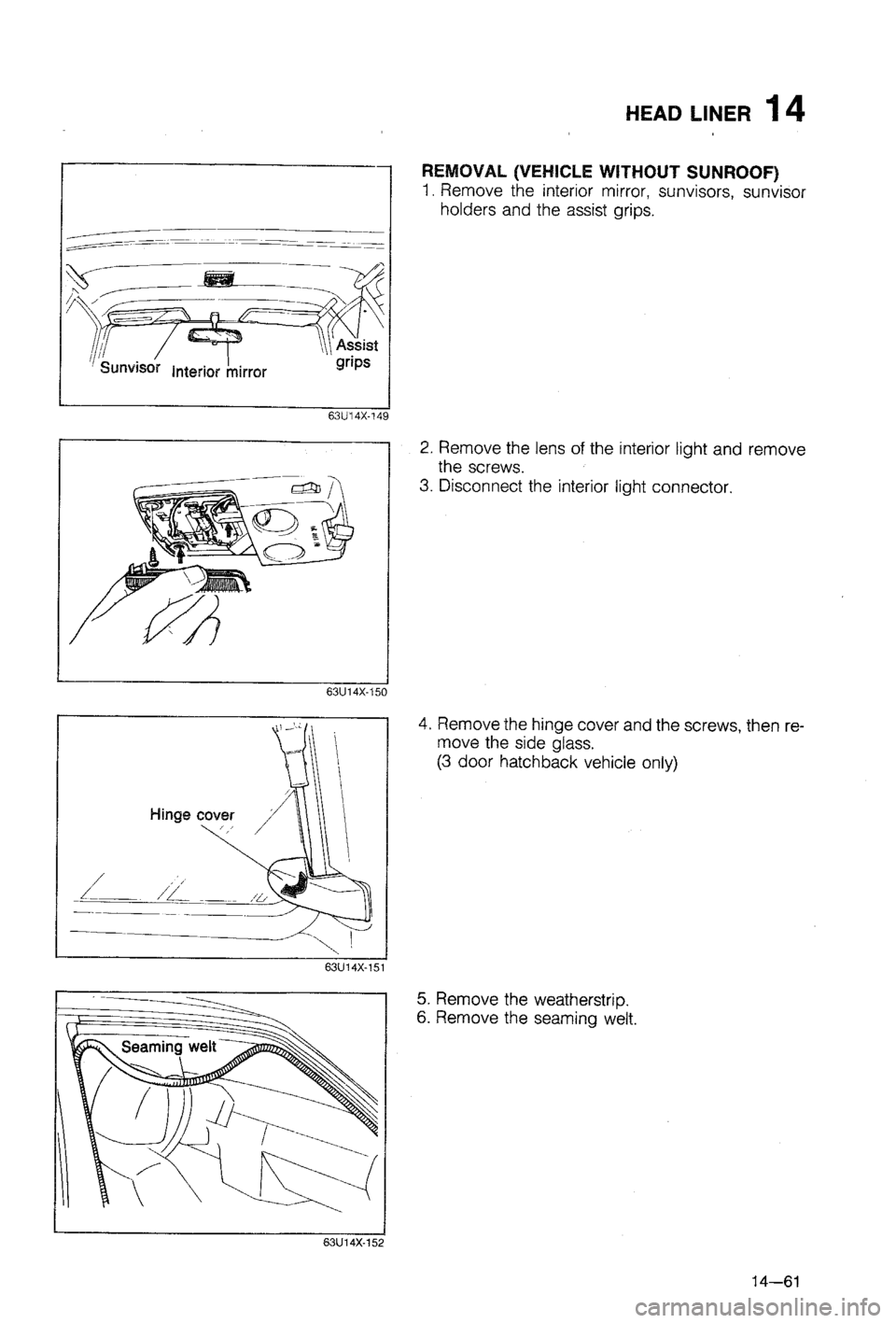 MAZDA 323 1988  Workshop Manual 