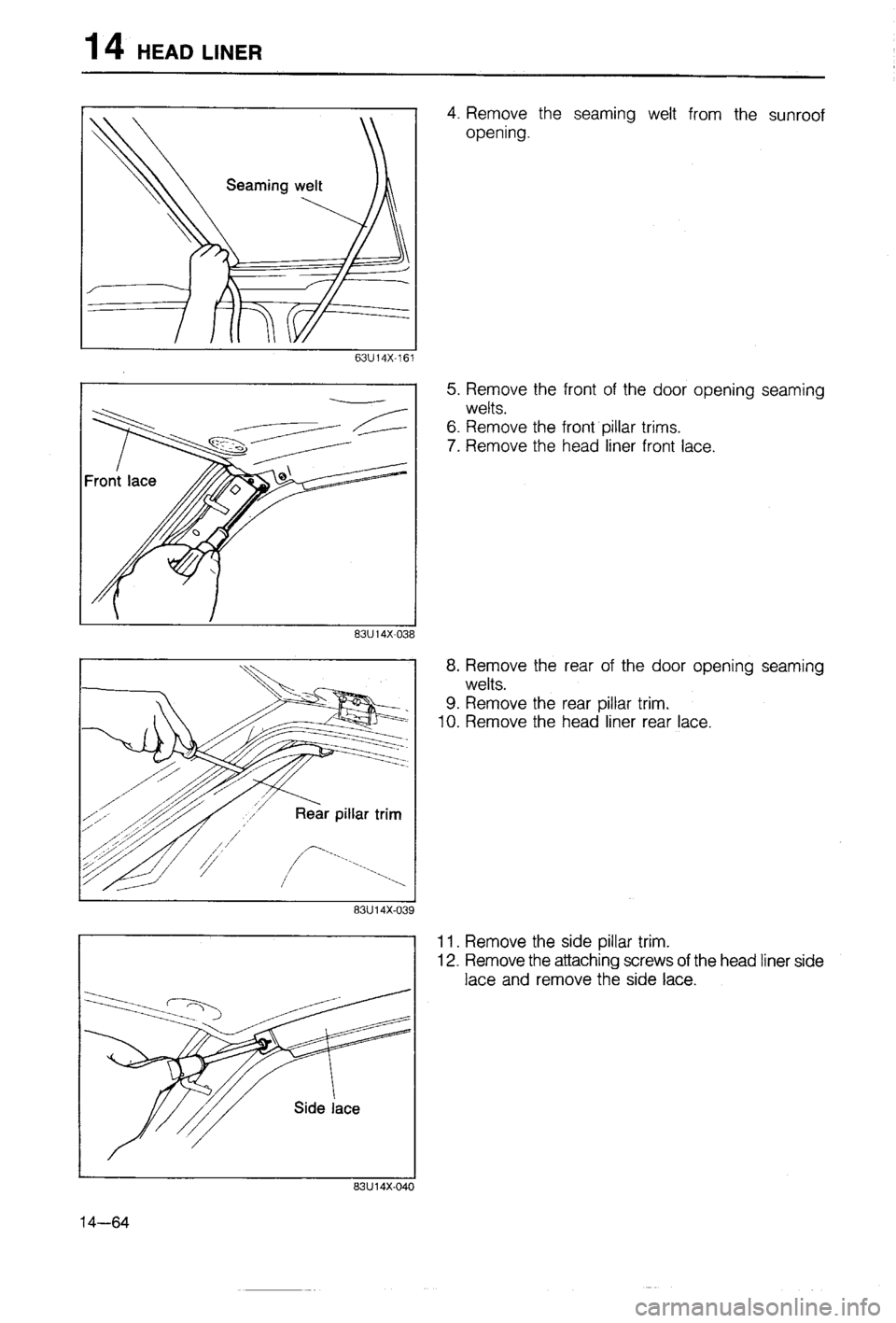 MAZDA 323 1988  Workshop Manual 