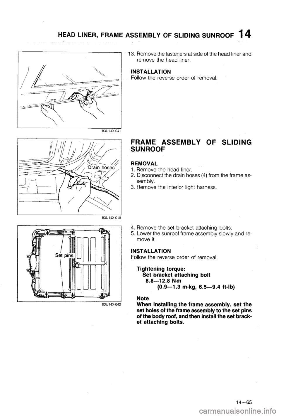 MAZDA 323 1988  Workshop Manual 