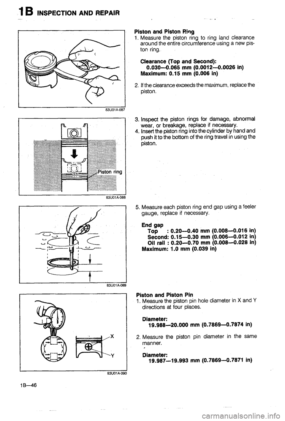 MAZDA 323 1988  Workshop Manual 