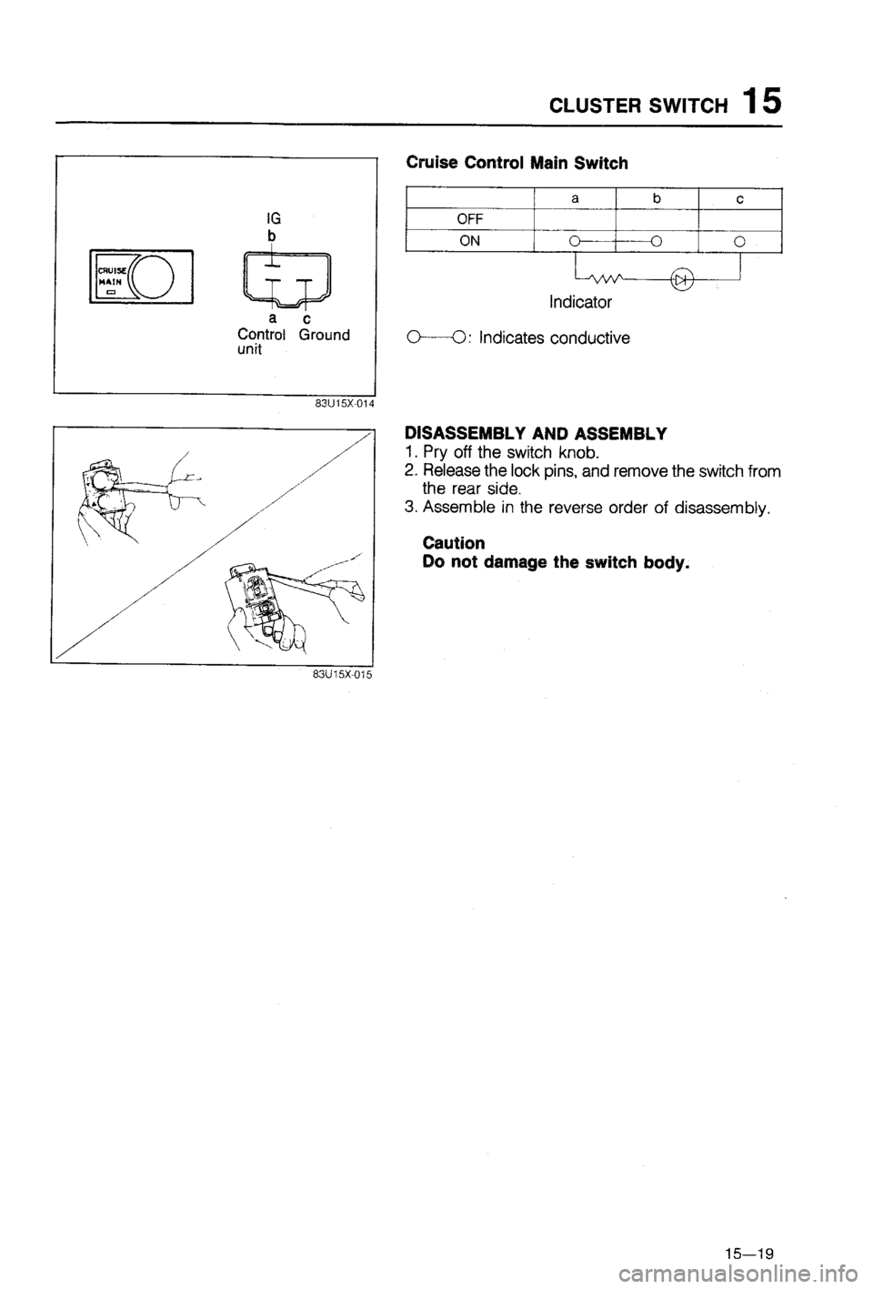 MAZDA 323 1988  Workshop Manual 