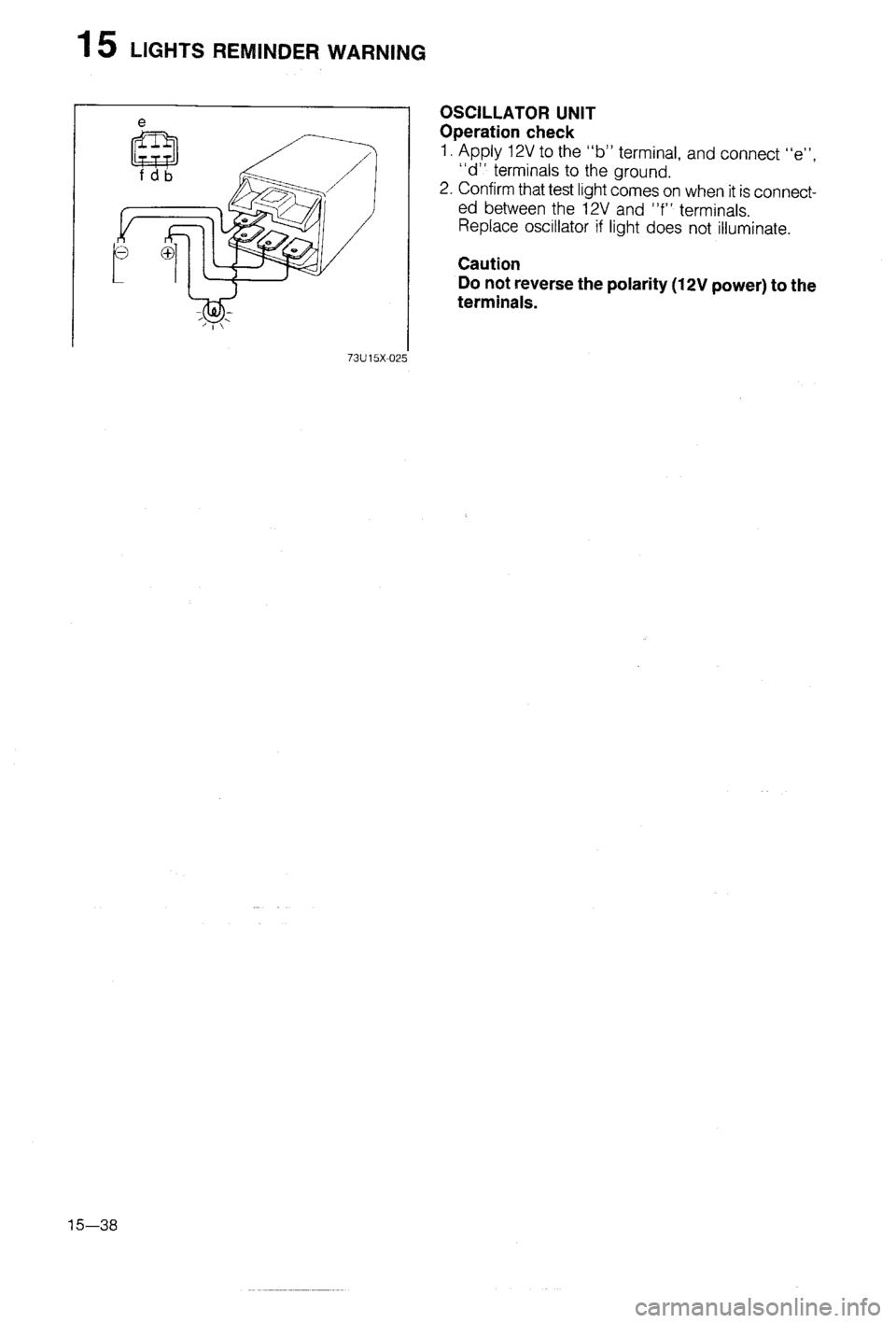 MAZDA 323 1988  Workshop Manual 