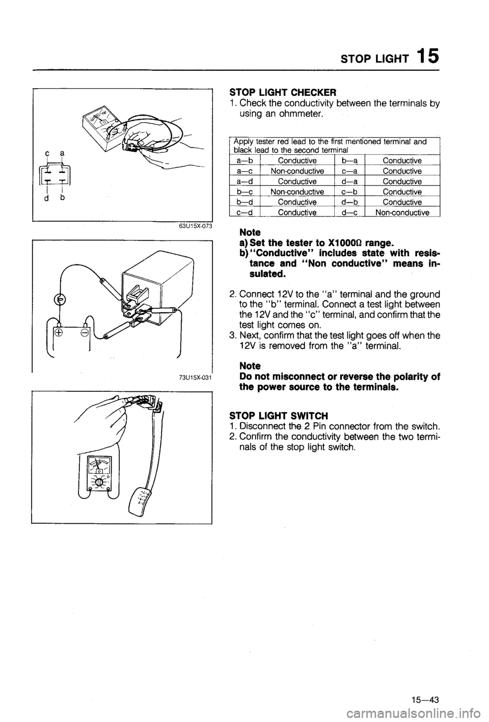 MAZDA 323 1988  Workshop Manual 