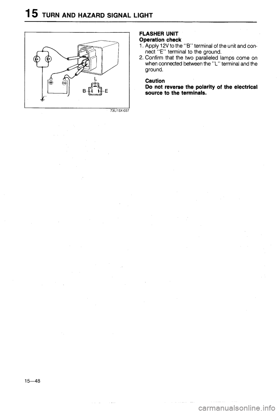MAZDA 323 1988  Workshop Manual 