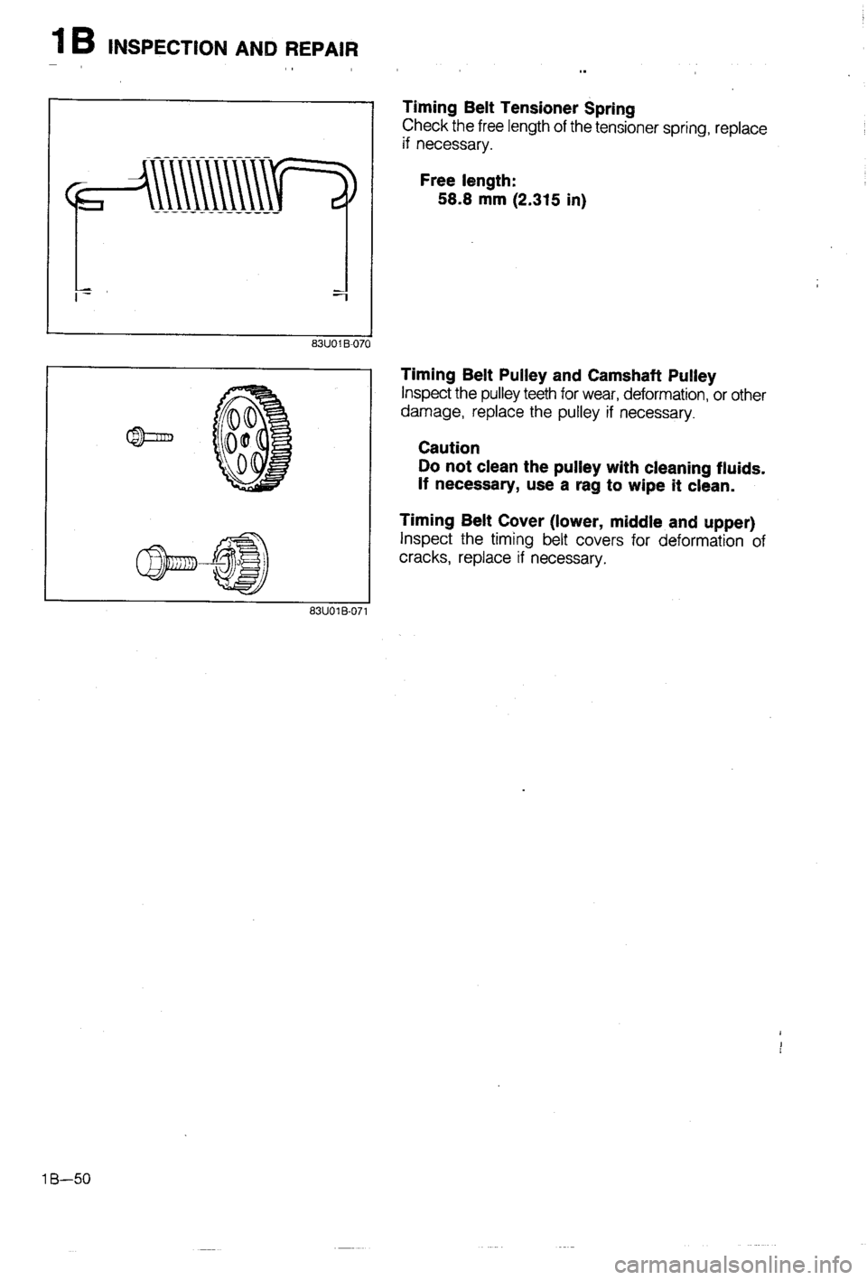 MAZDA 323 1988  Workshop Manual 