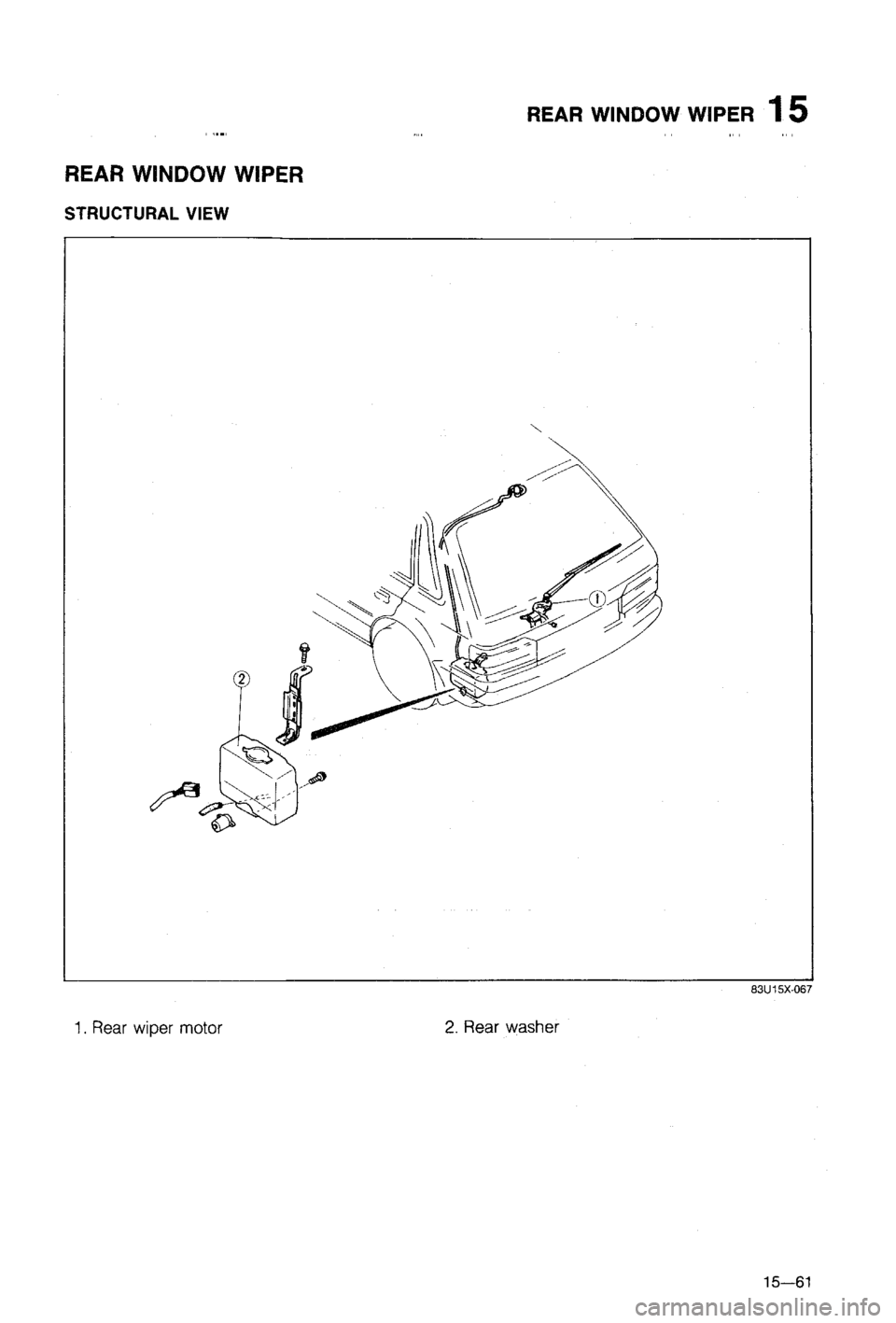 MAZDA 323 1988  Workshop Manual 