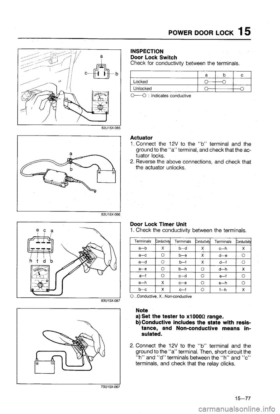 MAZDA 323 1988  Workshop Manual 