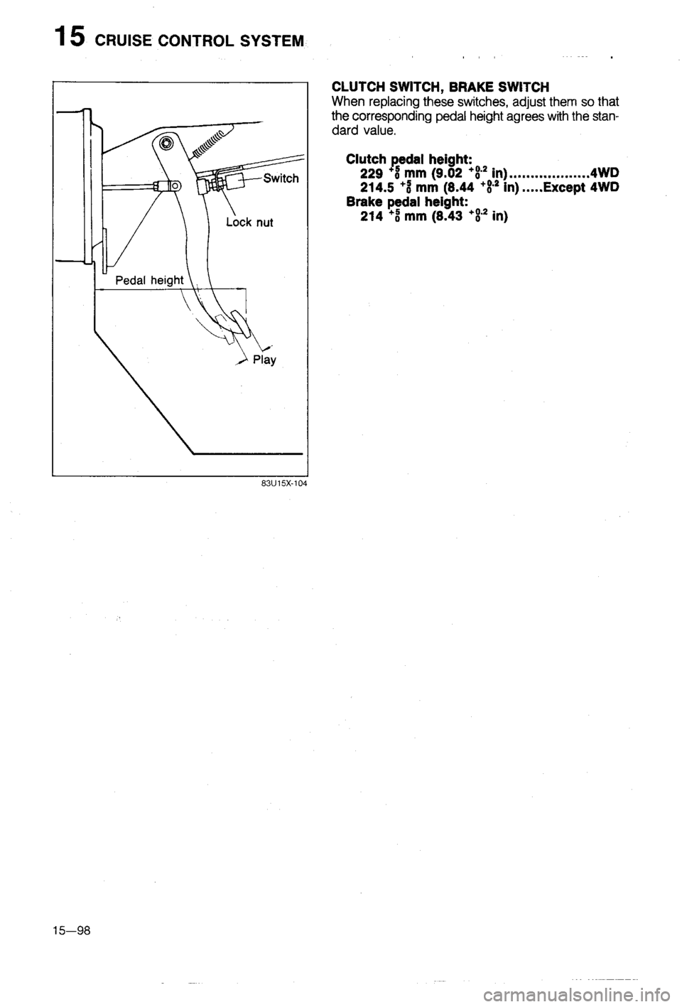 MAZDA 323 1988  Workshop Manual 