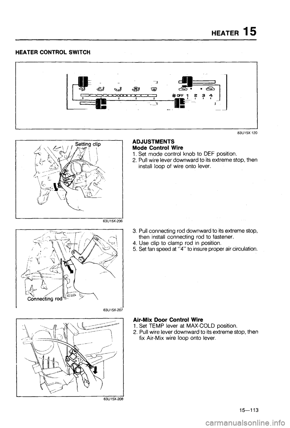 MAZDA 323 1988  Workshop Manual 