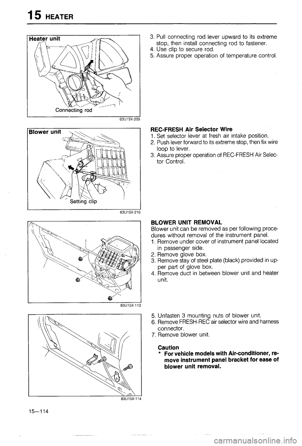 MAZDA 323 1988  Workshop Manual 
