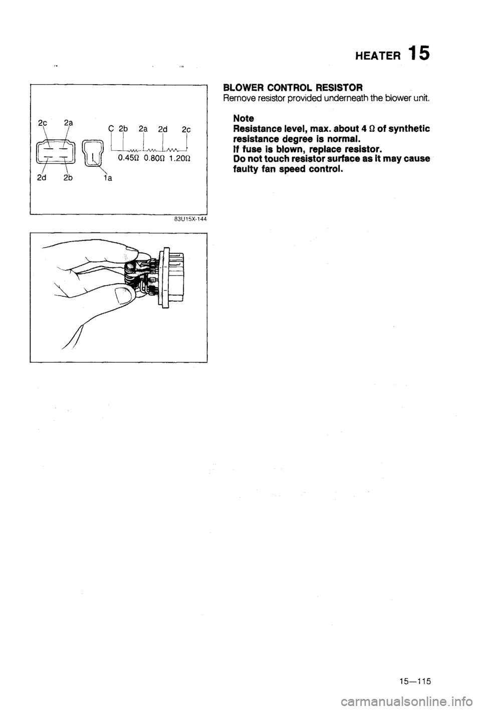 MAZDA 323 1988  Workshop Manual 