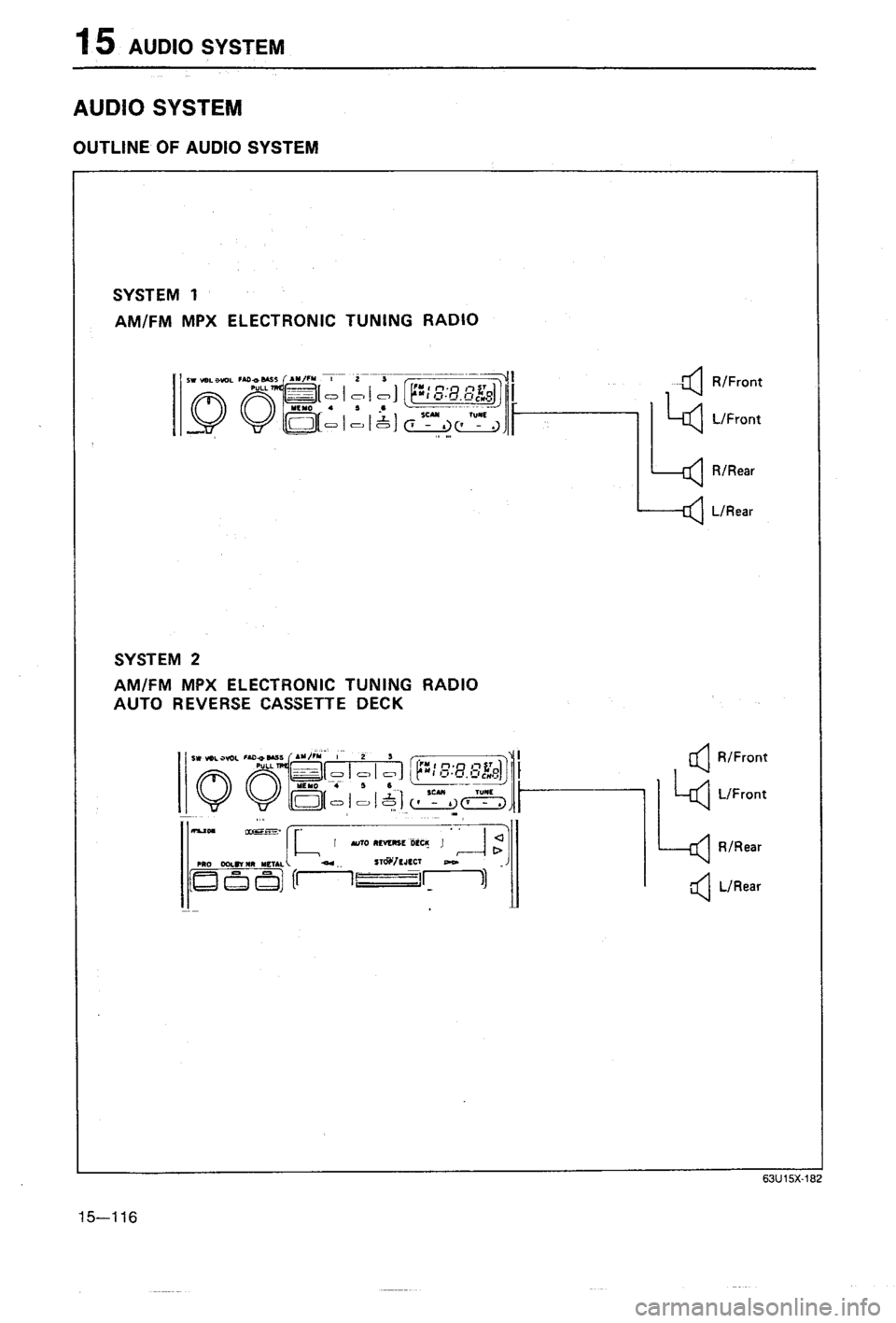 MAZDA 323 1988  Workshop Manual 