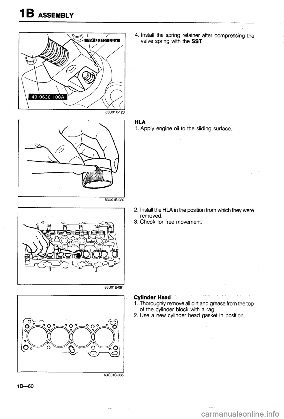 MAZDA 323 1988  Workshop Manual 