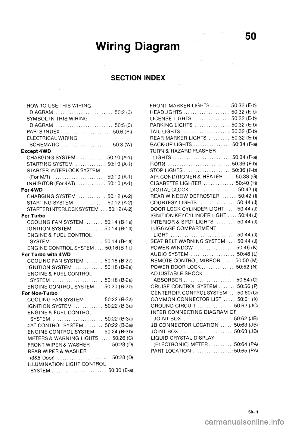MAZDA 323 1988  Workshop Manual 
