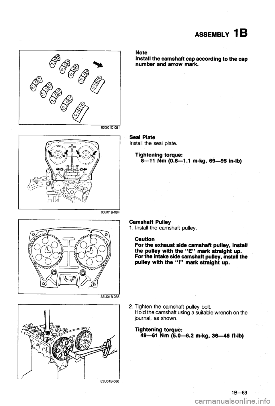 MAZDA 323 1988  Workshop Manual 