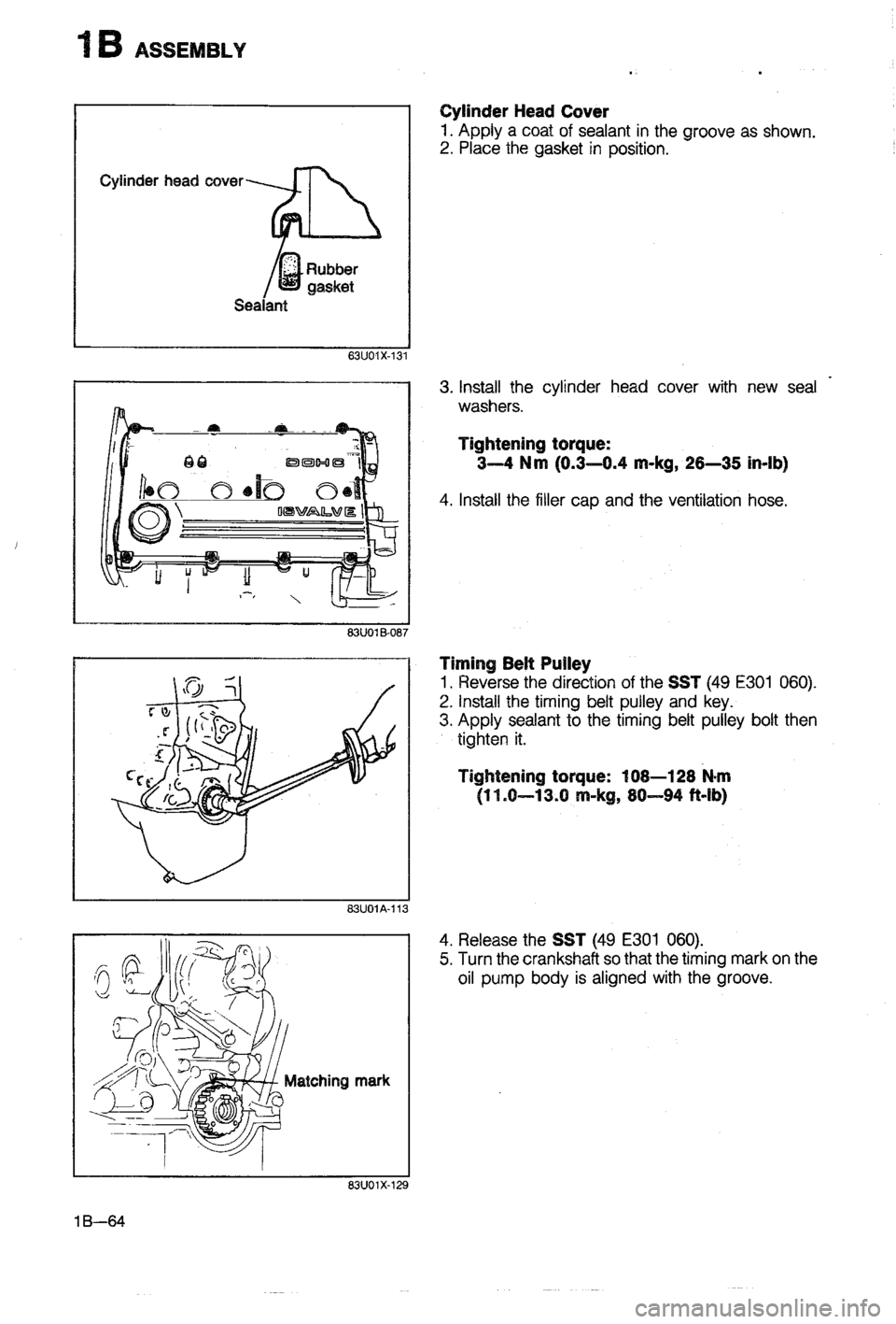 MAZDA 323 1988  Workshop Manual 