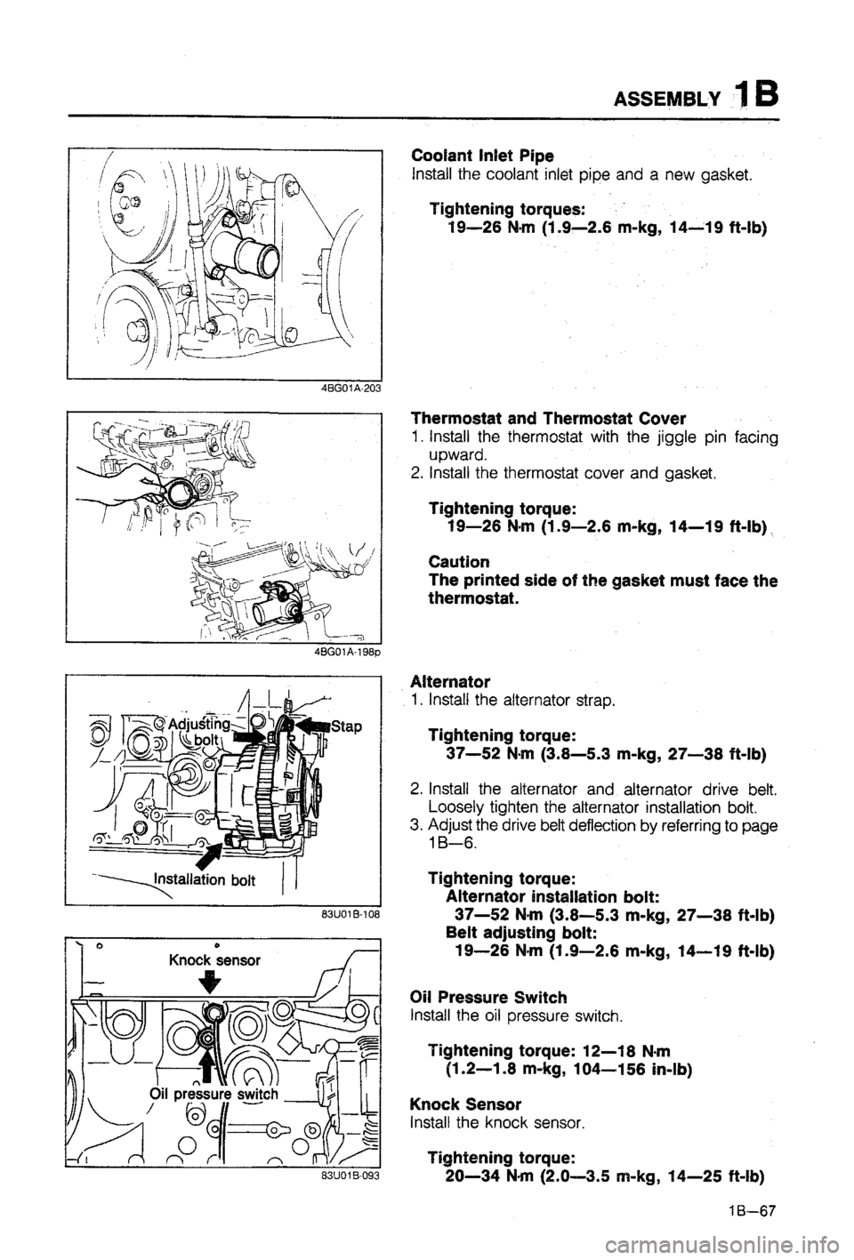 MAZDA 323 1988  Workshop Manual 