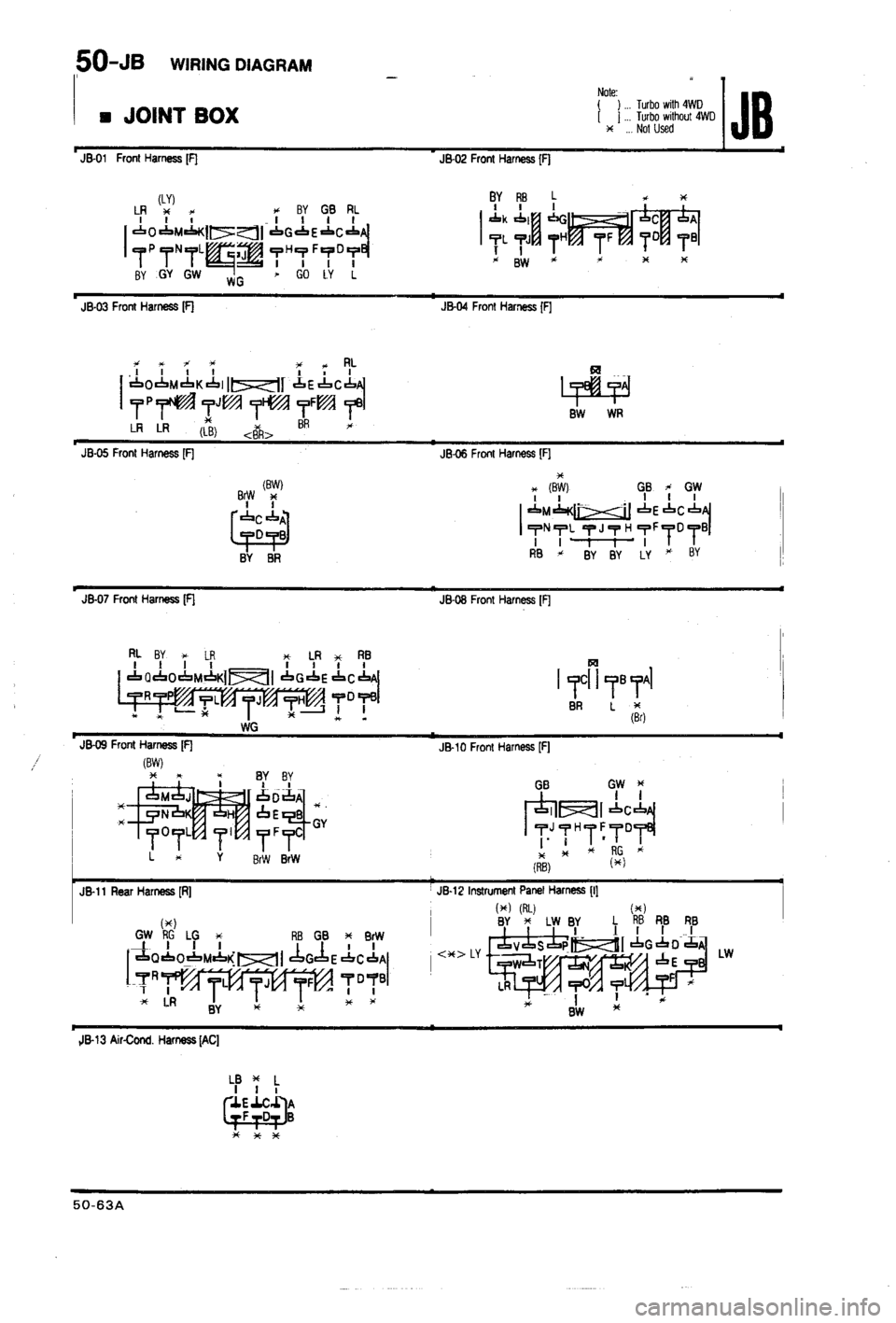 MAZDA 323 1988  Workshop Manual 