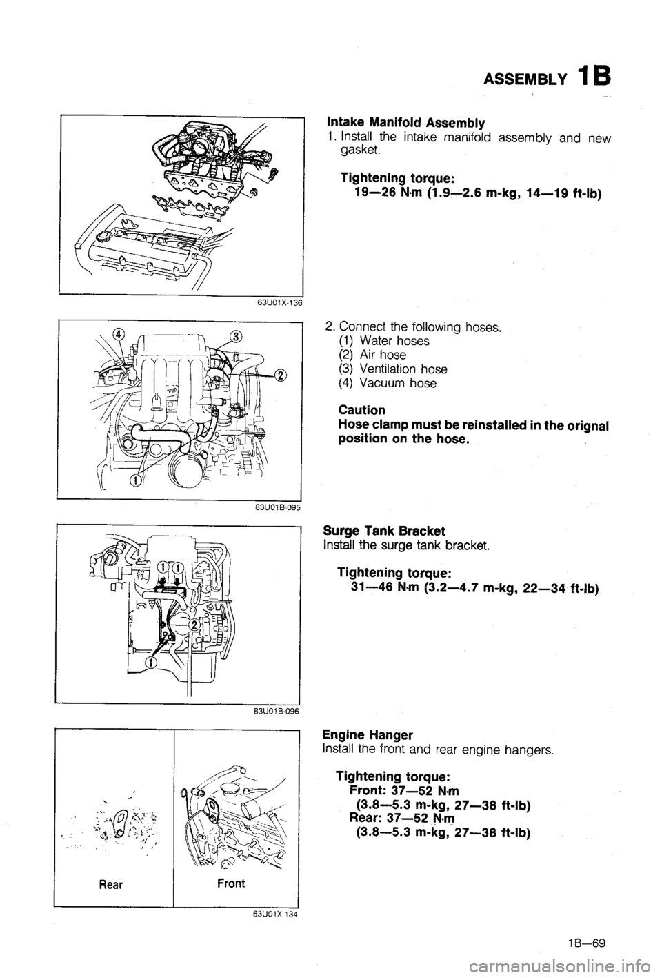 MAZDA 323 1988  Workshop Manual 