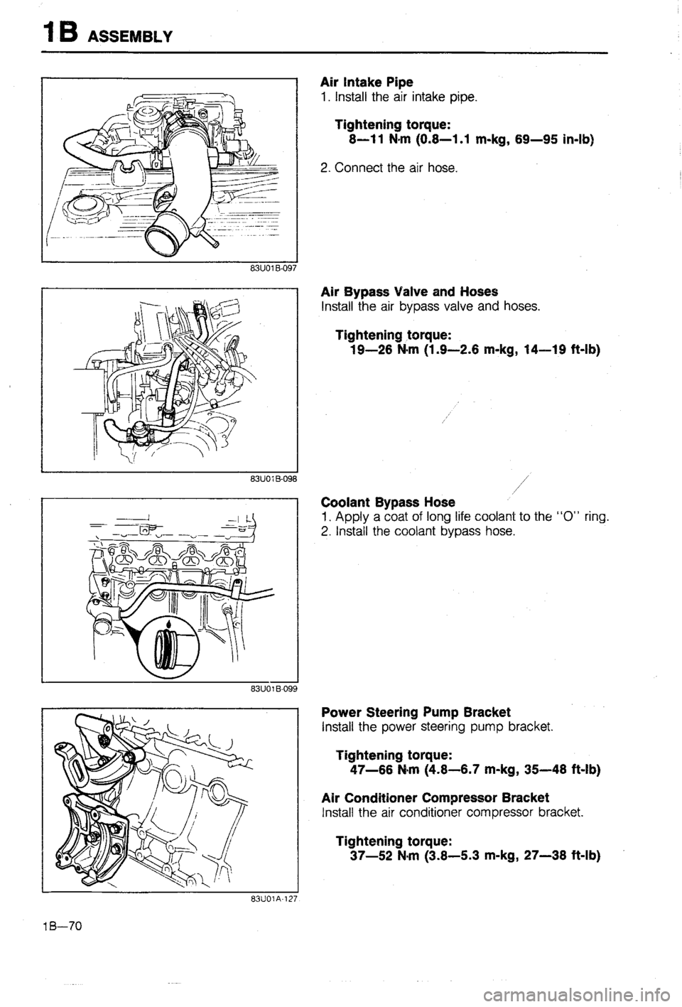 MAZDA 323 1988  Workshop Manual 