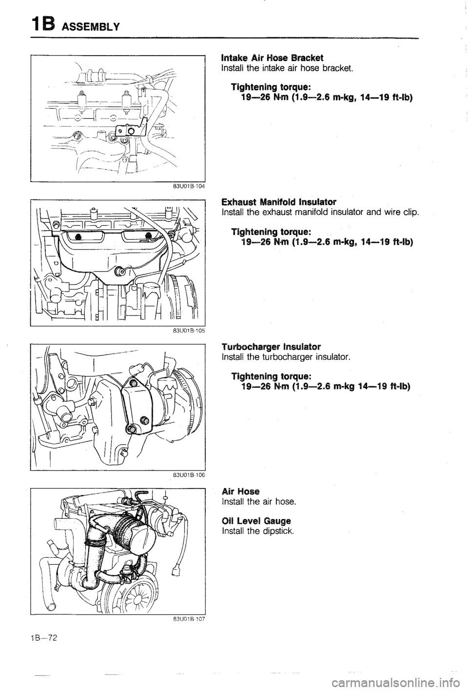 MAZDA 323 1988  Workshop Manual 