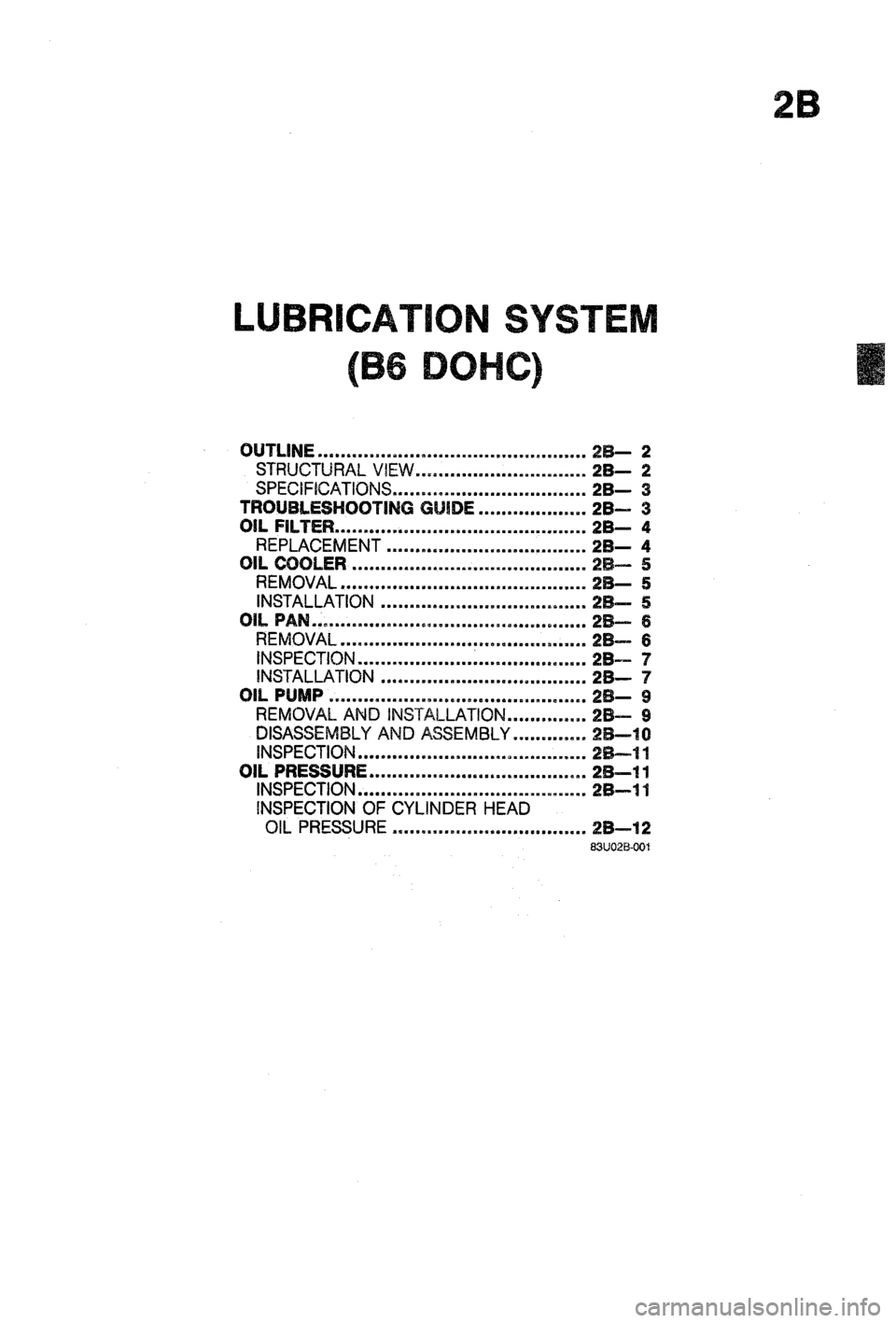 MAZDA 323 1988  Workshop Manual 