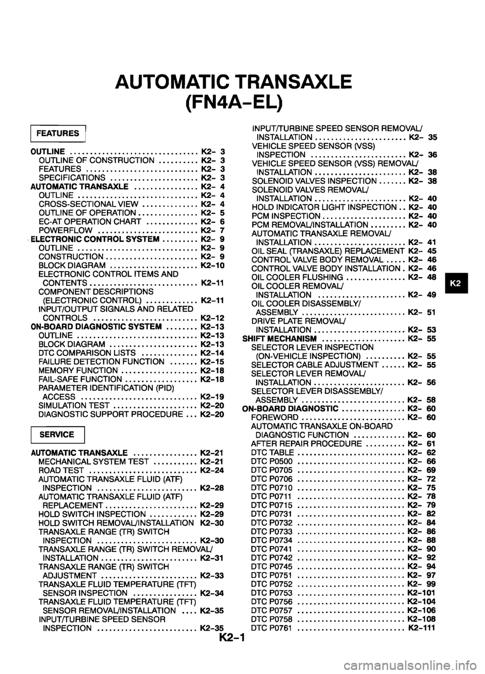 MAZDA 626 1999  Workshop Manual Suplement 
