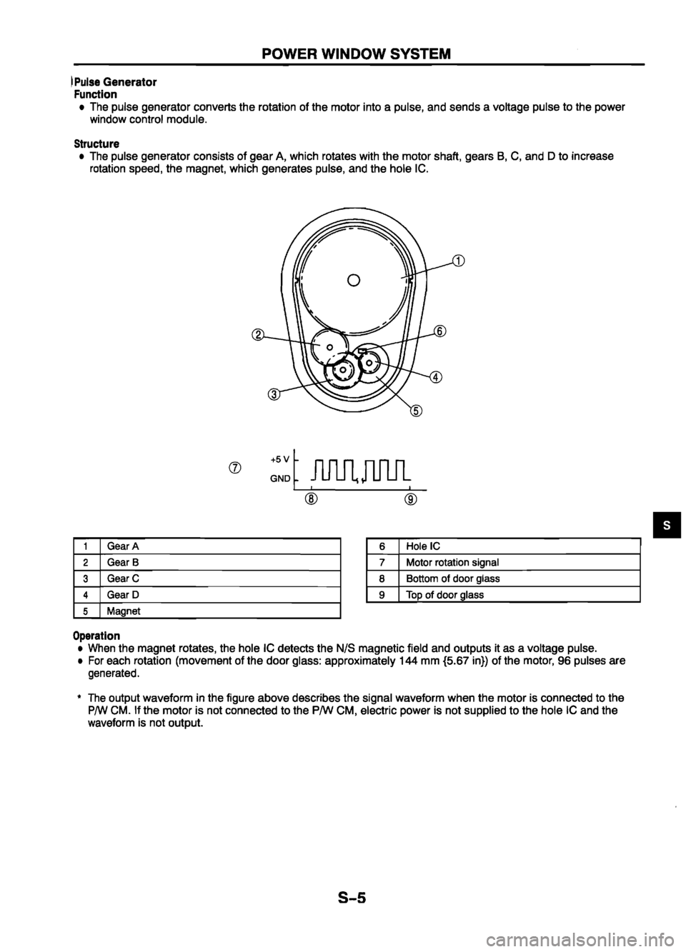 MAZDA 626 1999  Workshop Manual Suplement 