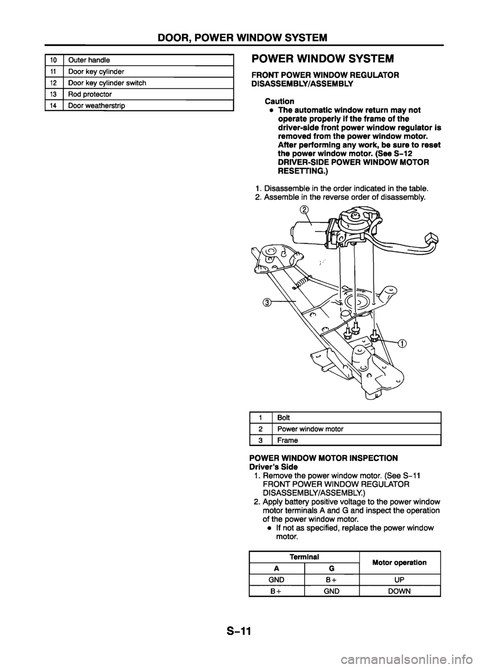 MAZDA 626 1999  Workshop Manual Suplement 