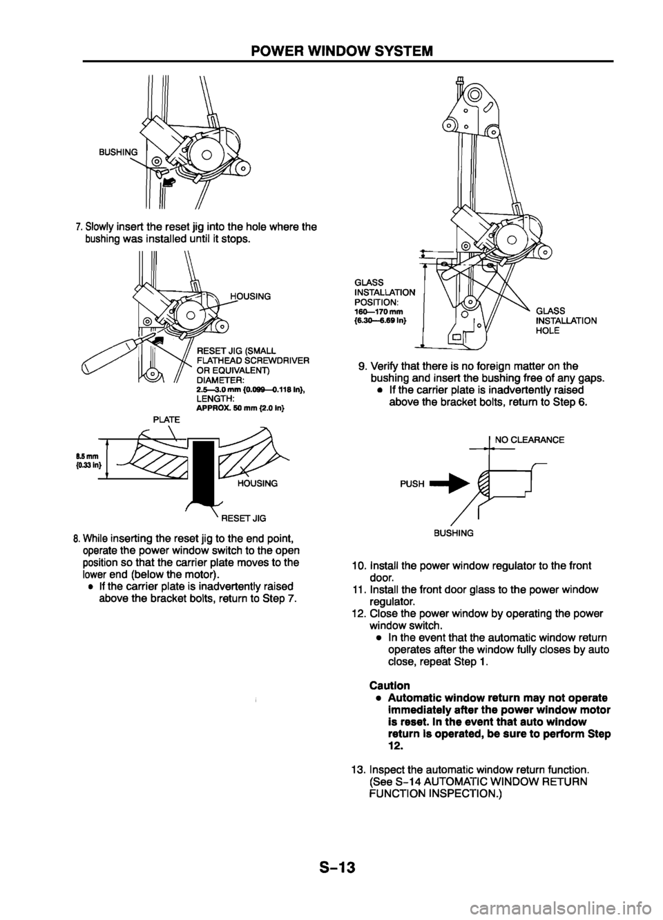 MAZDA 626 1999  Workshop Manual Suplement 