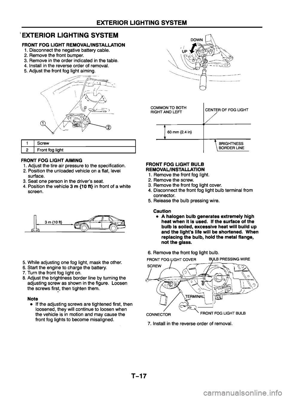 MAZDA 626 1999  Workshop Manual Suplement 