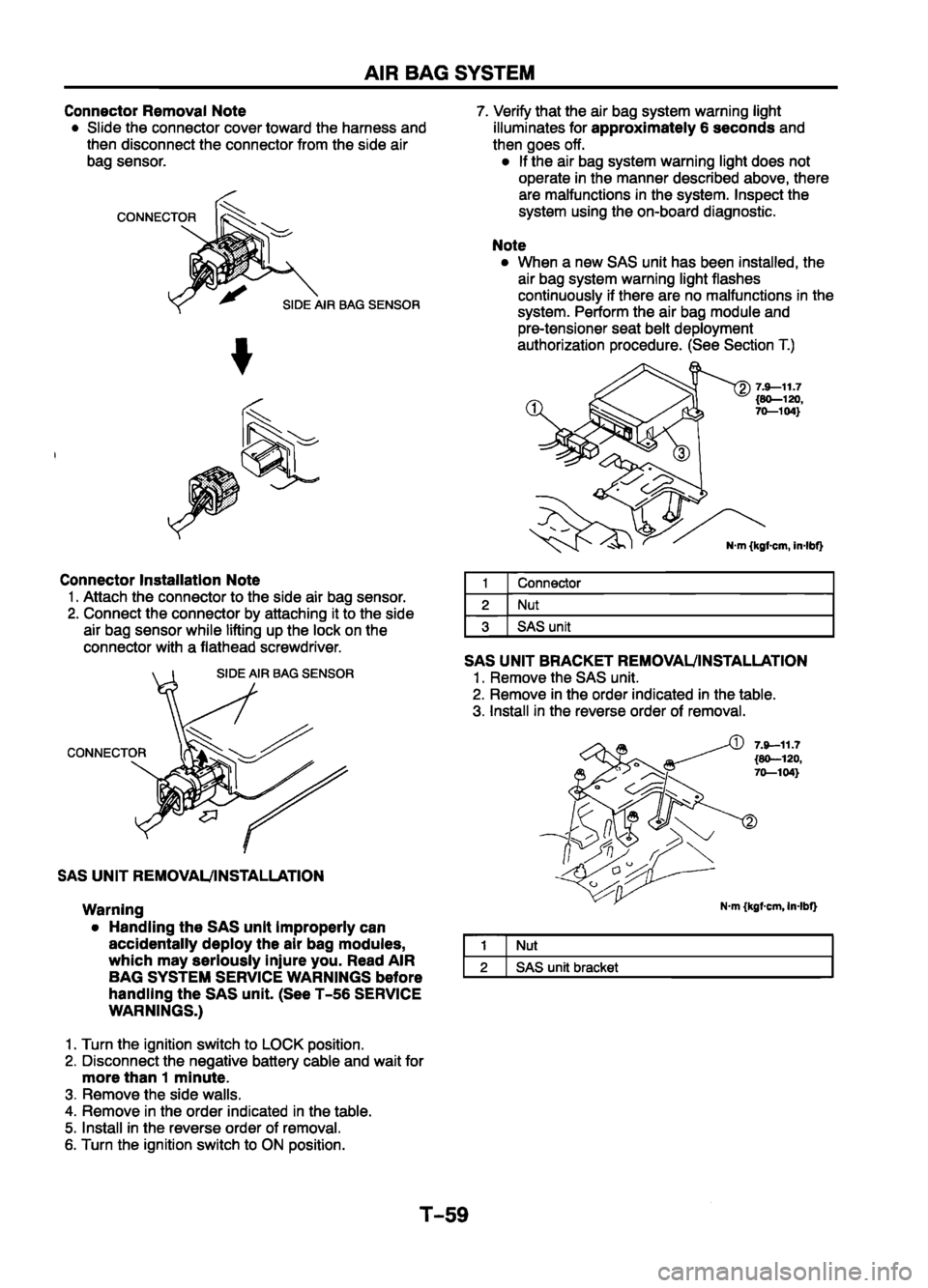 MAZDA 626 1999  Workshop Manual Suplement 