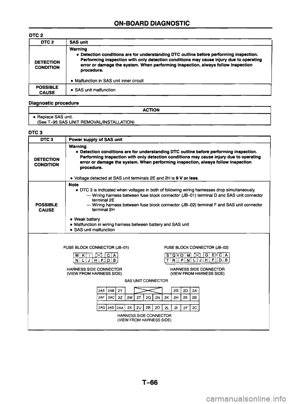 MAZDA 626 1999  Workshop Manual Suplement 