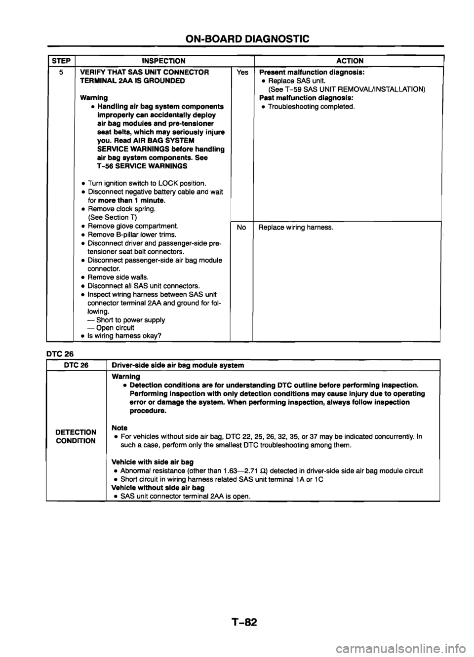 MAZDA 626 1999  Workshop Manual Suplement 