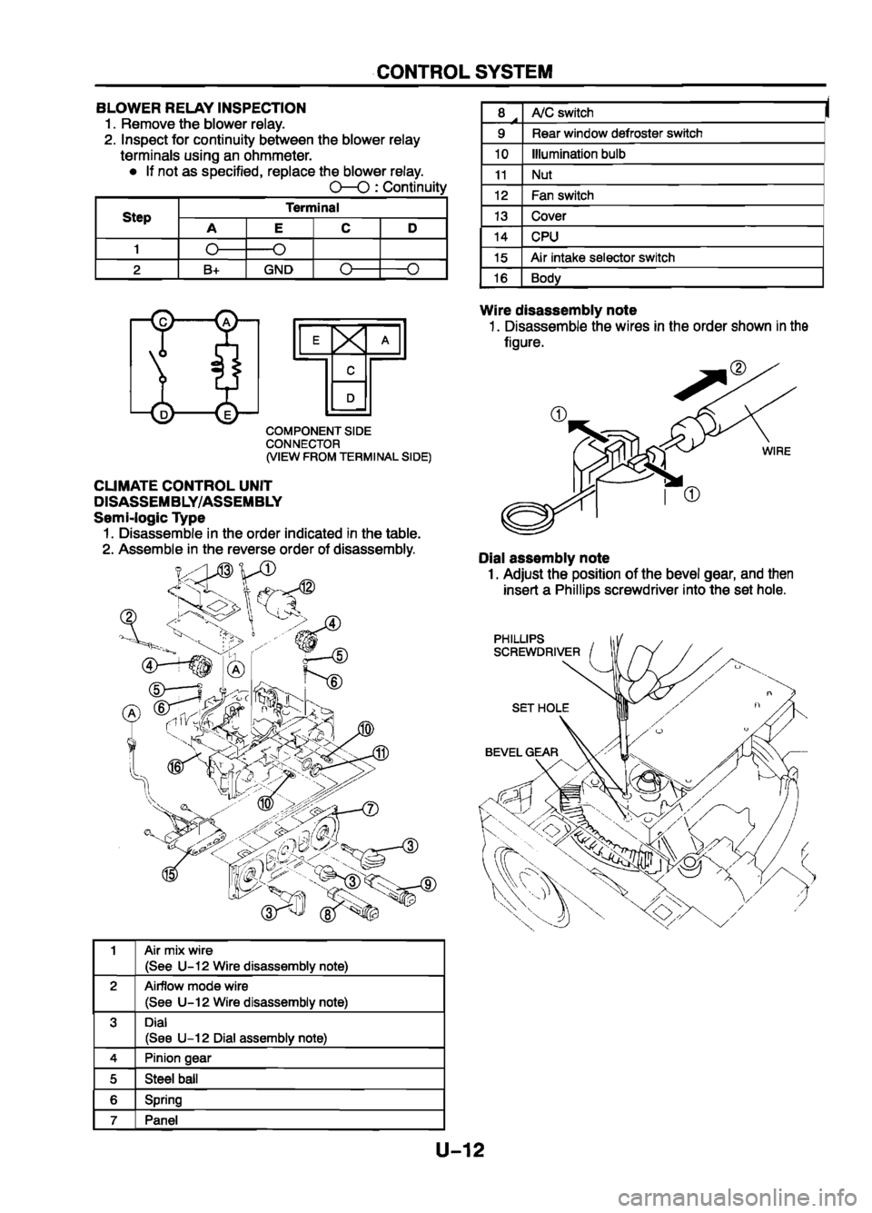 MAZDA 626 1999  Workshop Manual Suplement 