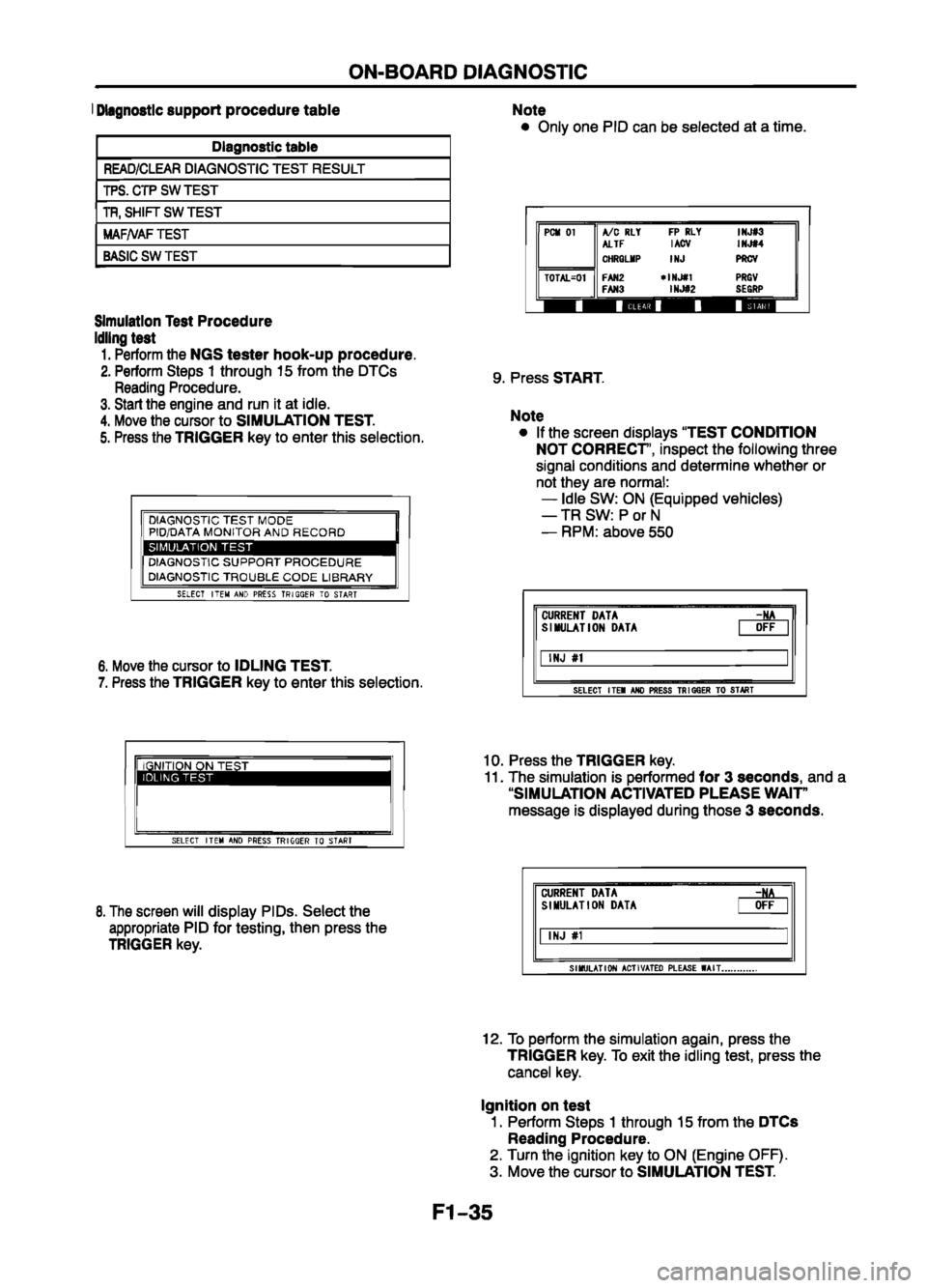 MAZDA 626 1999  Workshop Manual Suplement 