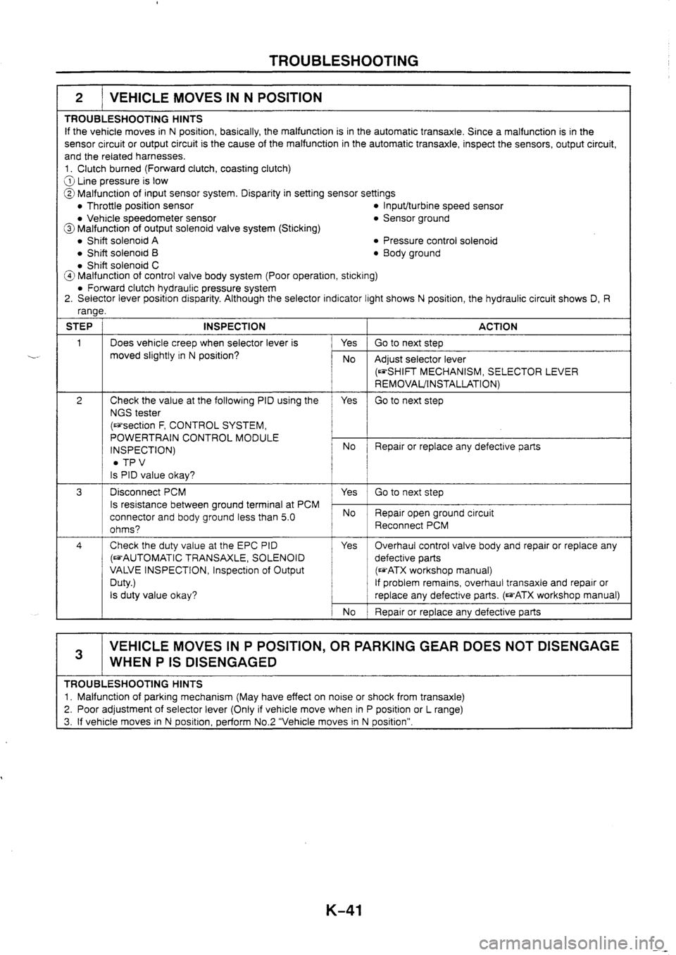 MAZDA 626 1997  Workshop Manual 