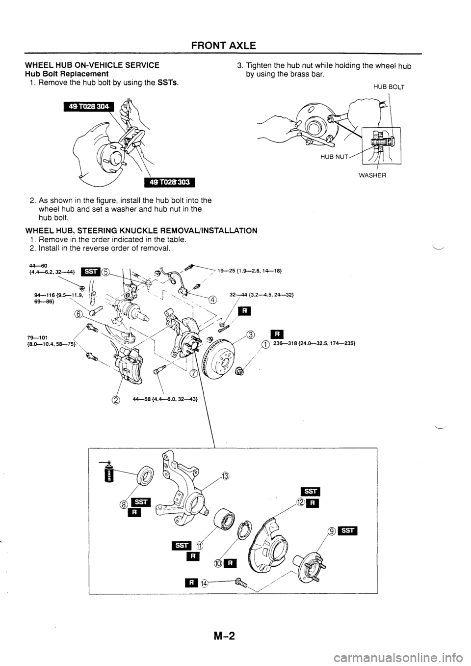 MAZDA 626 1997  Workshop Manual 