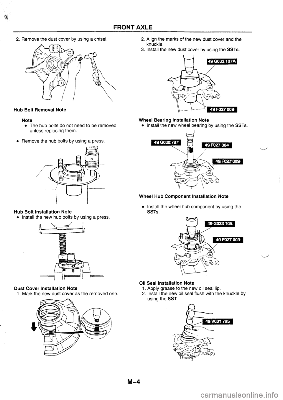 MAZDA 626 1997  Workshop Manual 