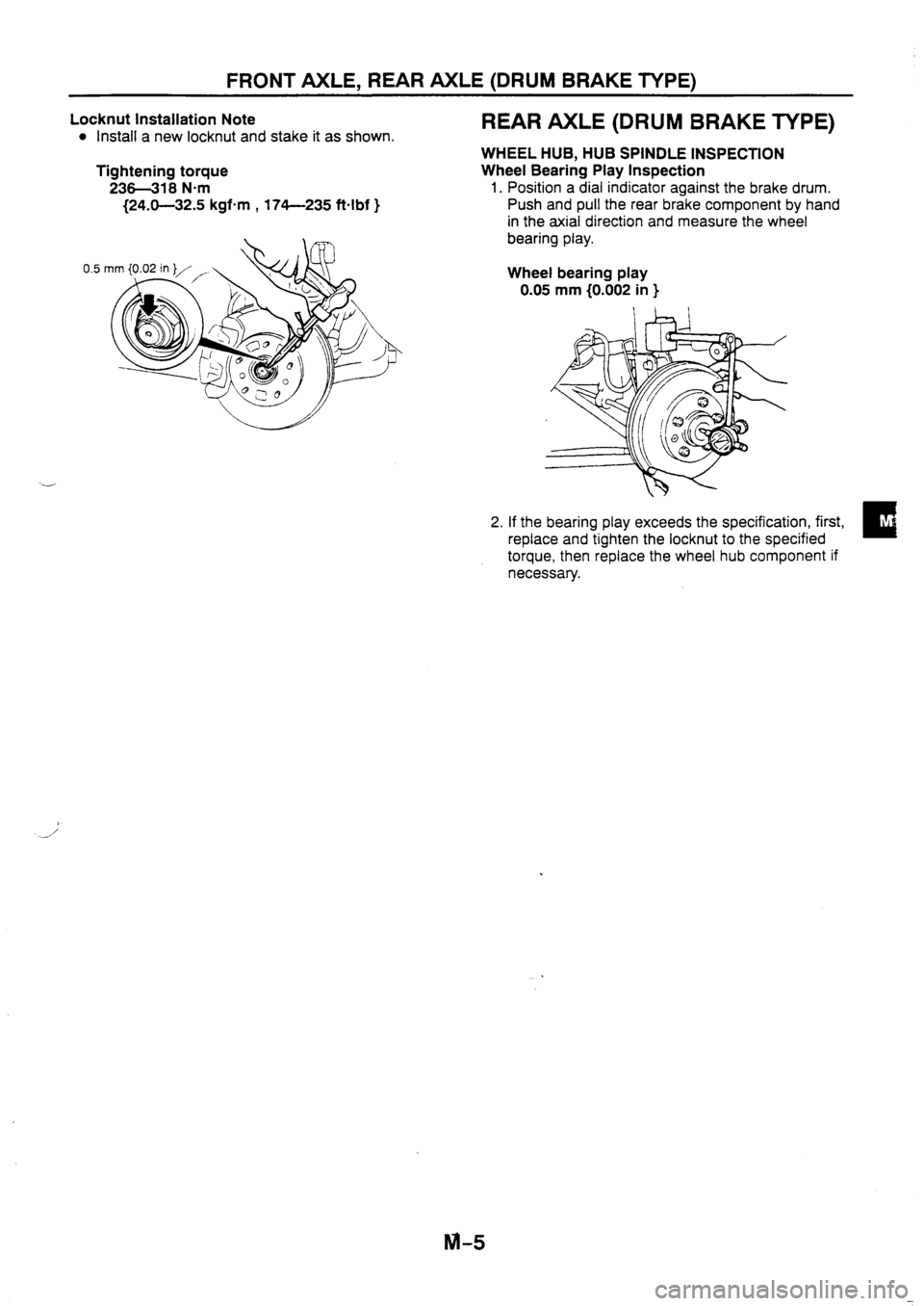 MAZDA 626 1997  Workshop Manual 