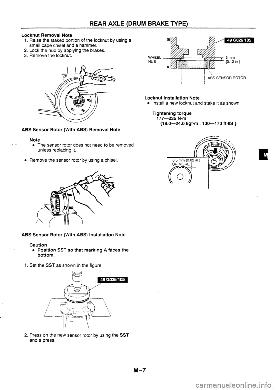 MAZDA 626 1997  Workshop Manual 
