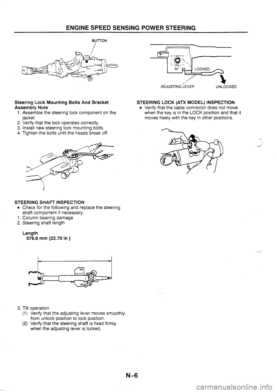 MAZDA 626 1997  Workshop Manual 